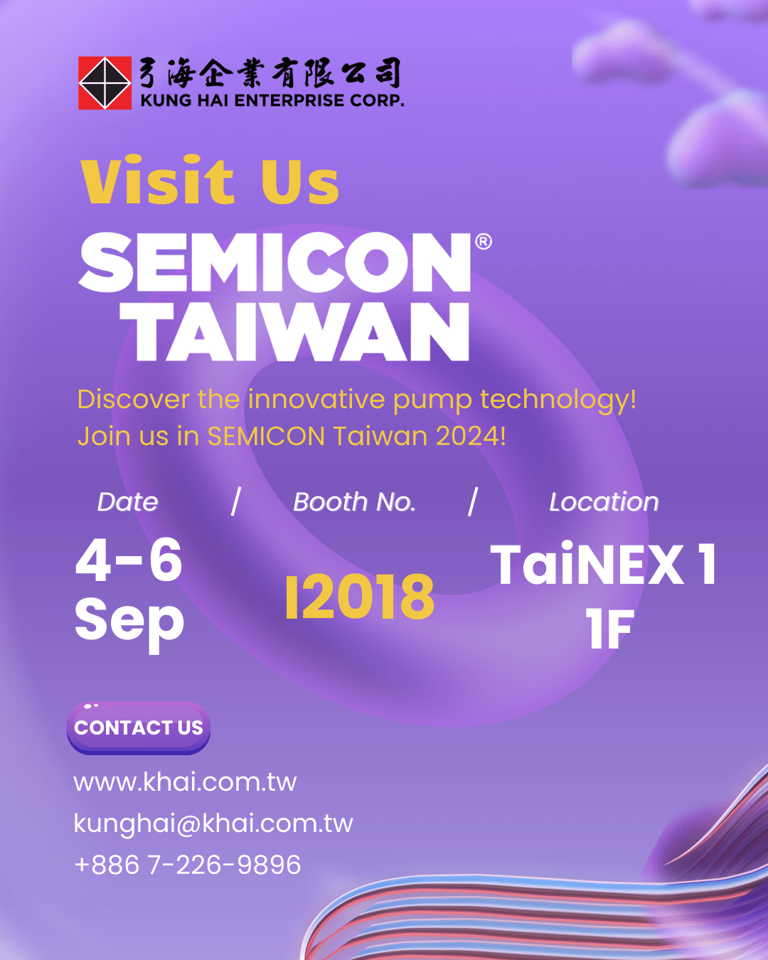 semicon taiwan 2024_KUNGHAI_I2018