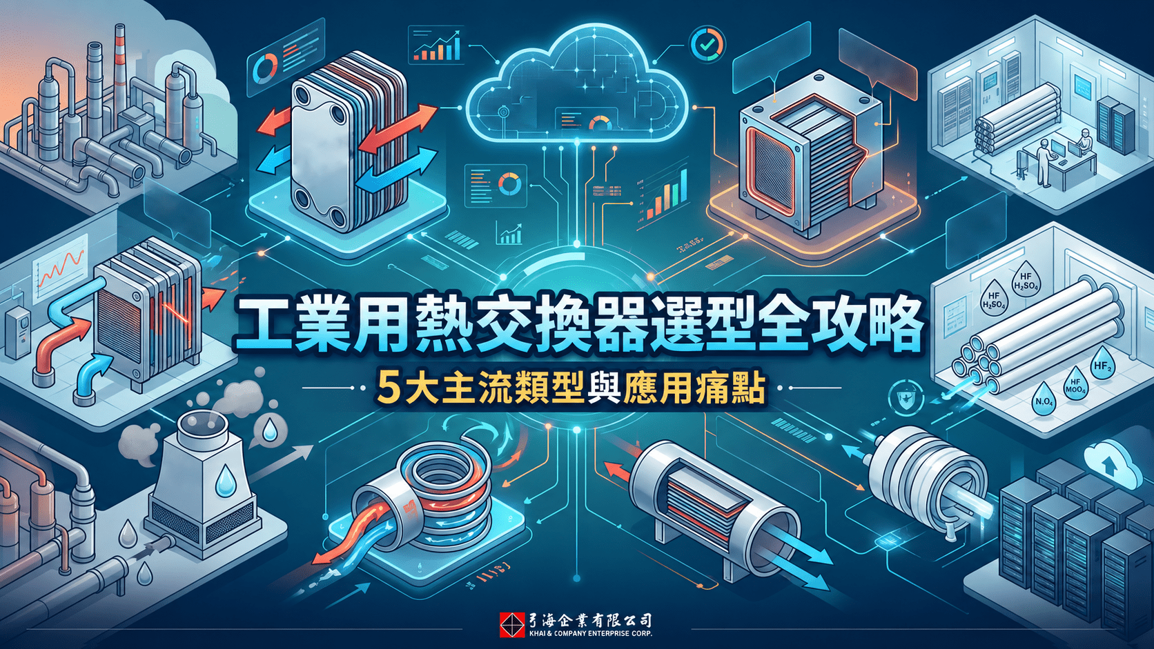 工業熱交換器種類挑選指南